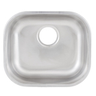 Cuba para Cozinha Simples de Embutir N0 40x34x18 4,5 Aço Inox 304 Fosco Delinia