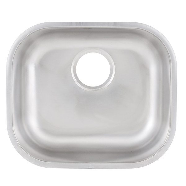 Cuba para Cozinha Simples de Embutir N0 40x34x18 4,5 Aço Inox 304 Fosco Delinia