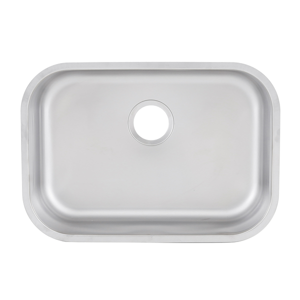 Cuba para Cozinha Simples de Embutir N1 47x32x15 3,5 Aço Inox 304 Fosco Delinia