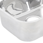 Cuba para Cozinha Simples de Embutir N1 47x32x18 4,5 Aço Inox 304 Brilho Delinia