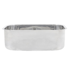 Cuba para Cozinha Simples de Embutir N1 47x32x18 4,5 Aço Inox 304 Brilho Delinia