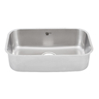 Cuba para Cozinha Simples de Embutir N2 56x34x18 4,5 Aço Inox 304 Fosco Delinia