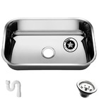 Cuba Aço Inox 304 56x34x14 Cozinha American Steel N 2 Brilho