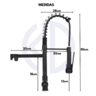 Cuba Aço Inox 50x40cm + Acessórios E Torneira Gourmet Black