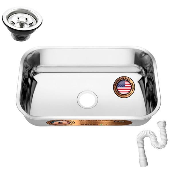 Cuba Aço Inox American Steel N°2 -14 Funda 56x34x14 +válv | Leroy Merlin