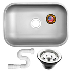 Cuba Aço Inox Gold N 2 Fosco Acetinado 56x34x17 Inox 304