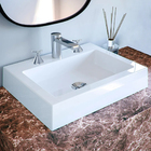 Cuba Apoio 3 Furos Retangular 46x36 Esmeralda Para Banheiro B