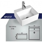 Cuba Apoio Banheiro Porcelana Cerâmica Louça Cod:8107