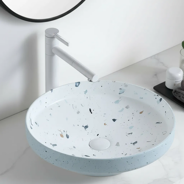 Cuba Apoio Evier Lavatório Granilite Azul Tanzanita Banheiro