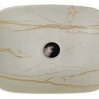 Cuba Apoio Evier Lavatório Ivory Marble Marmore