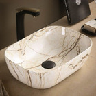 Cuba Apoio Evier Lavatório Ivory Marble Marmore