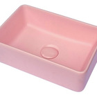 Cuba Apoio Evier Lavatório Rosa Bubbaloo Retangular