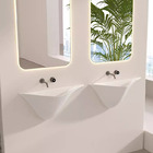 Cuba Apoio Evier Lavatório Whale Wave Italian Design