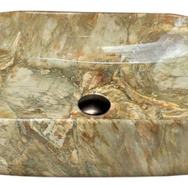 Cuba Apoio Evier Marble Ônix Tiger Banheiro