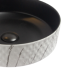 Cuba Apoio Evier Rischi Artistice Black And White Matt