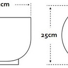 Cuba Apoio Evier Secchio Nero Lavabo Banheiro Preto E Branco