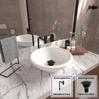 Cuba Apoio Lume C/ Torneira Inox Black E Válvula Click Black