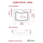 Cuba Apoio Retangular Rt41
