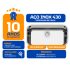 Cuba As Industrial Funda 60x50x40 Aço Inox