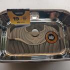 Cuba As Pia Inox 304 Cozinha N2 56x34x19 Luxo