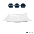 Cuba Banheiro Lavabo Cerâmica Em Louça 57x38 Branca Folha Sob