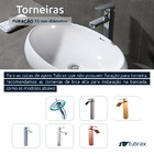Cuba Banheiro Lavabo Em Louça 41x33 Branca Sobrepor Oval Tubr
