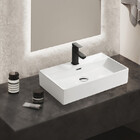 Cuba Banheiro Louça De Sobrepor C/ Valvula Click Inox, 51x36