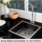 Cuba Black Gourmet Cozinha Inox Preta Grande 44x44x20 Mg99