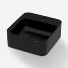 Cuba Bordda  Diamante Badenza Preto Onix Acetinado 38x38x15 Cm