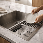 Cuba Calha Gourmet Pia Aço Inox 304 Cozinha Profissional 80x4