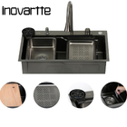 Cuba Cascata Gourmet Premium Aço Inox 304 com Válvula, Dispen