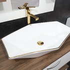 Cuba Cerâmica Banheiro/lavabo Imperial Gold 63x41 Cm