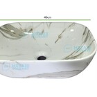 Cuba Cerâmica Banheiro Lavabo Sobrepor Marmo Especiale Marmor