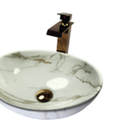 Cuba Cerâmica Banheiro Lavabo Sobrepor Marmo Especiale Marmor