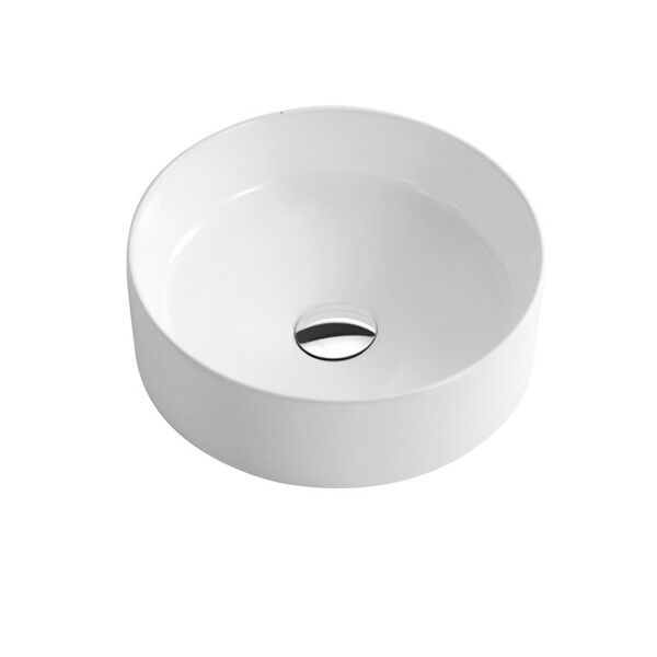 Cuba Ceramica De Sobrepor Banheiro Louça Com Valvula, 37x37 M