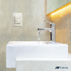 Cuba Cerâmica Lavabo Banheiro Em Louça Semi-encaixe 41,5x41 B