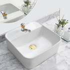 Cuba Cerâmica Sobrepor Apoio Banheiro Pia 40x40 Cm