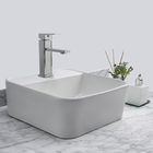 Cuba Cerâmica Sobrepor Apoio Banheiro Pia 40x40 Cm