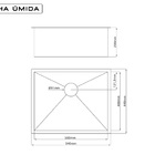 Cuba Ci Quadratta 500 X 400 Embutir Sobrepor