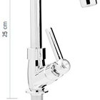 Cuba Com Torneira Abs Para Banheiro Branca Quadrada Ca04