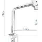 Cuba Com Torneira Abs Para Banheiro Branca Quadrada Ca05