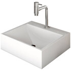 Cuba Com Torneira Abs Para Banheiro Branca Quadrada Ca05