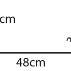 Cuba Concreto Artesanal De Sobrepor 3d - Mod Plissê- Preto