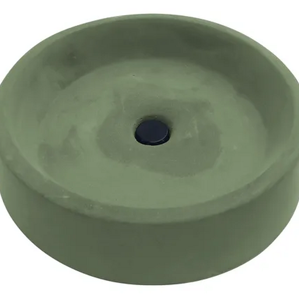 Cuba Concreto De Sobrepor Redonda Acabamento Fosco Moderna Co