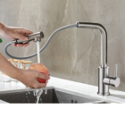 Cuba Cozinha 50x40 Inox304 + Torneira Gourmet E Kit C/ Tábua