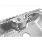 Cuba Cozinha Aço Inox Acessórios 50x40 Torneira Flexivel Brin