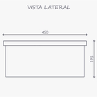 Cuba Cozinha Embutir 40 Cm - Branco