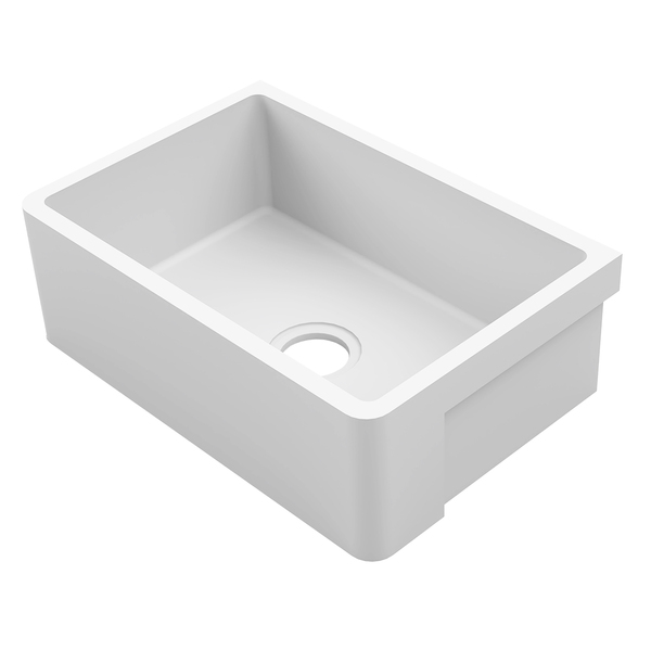 Cuba Cozinha Farm Sink 55cm Estilo Fazenda Branco Akkor