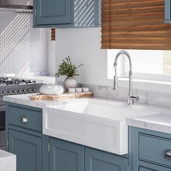 Cuba Cozinha Farm Sink Quadratta 70 Cm Estilo Fazenda Avental