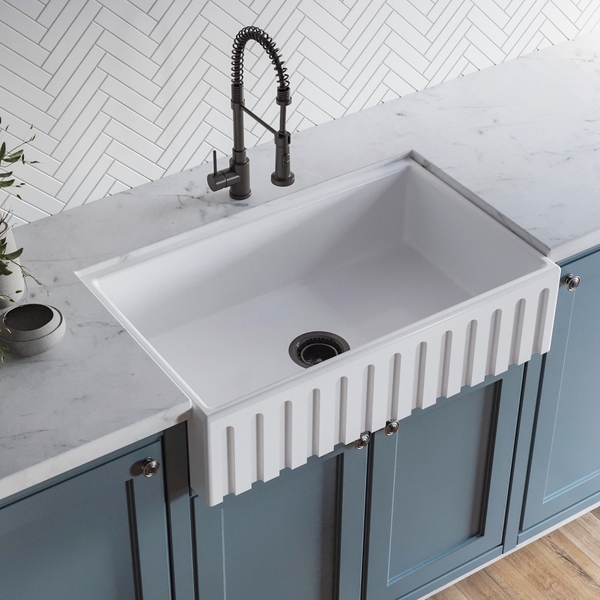 Cuba Cozinha Farm Sink Romana 65 Cm Estilo Fazenda Avental -